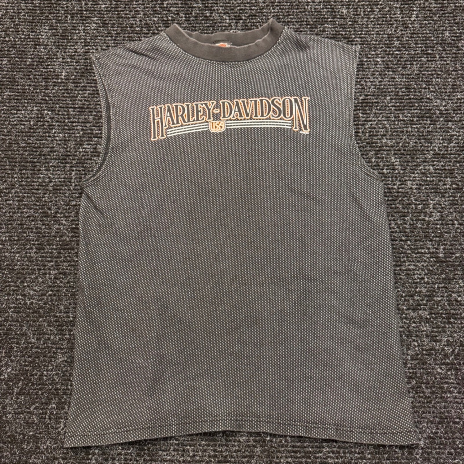 Vintage 1999 Harley Davidson Daytona Bike Week Sleeveless Shirt Mens Large Black